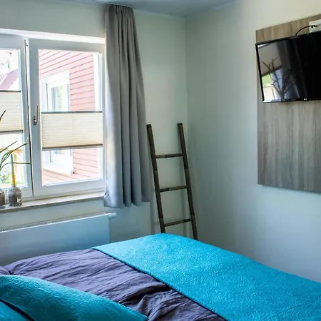 4 Maisonette 3 Balkone Haus 7 A 6 Appartamento Plau am See